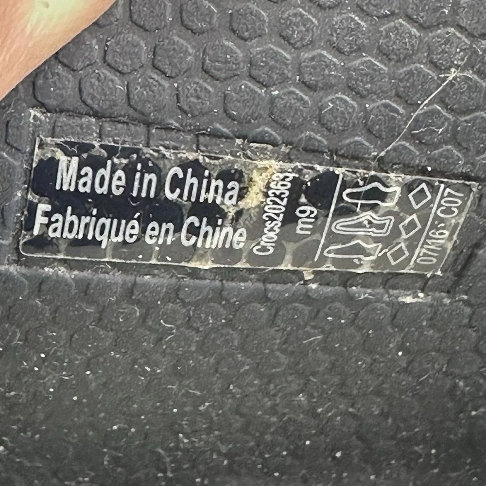 CROCS size standard